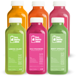 pure healthy 2 days juice cleanse