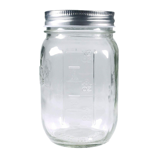 fresh glass jars 16oz